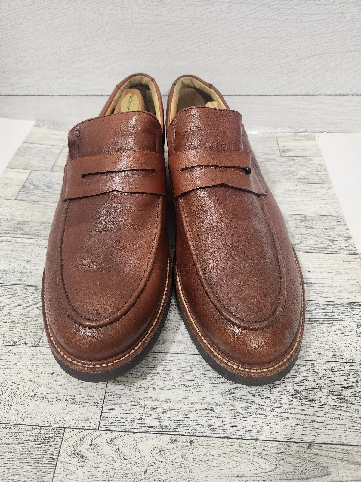 Samuel Hubbard Shoes Loafer Mens 11.5 Leather Slip On M2180 065 Ivy Legends